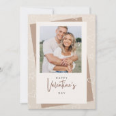 写真付きバレンタインデーカード（ピンク） シーズンカード (正面)