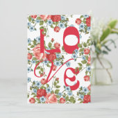 写真付きバレンタインデーカード | ロマンチック シーズンカード (スタンド正面)