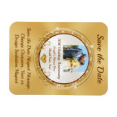 写真付きパーソナライズ、50周年記念「保存の日」 マグネット (横)