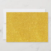 写真付きフラワーユニコーン誕生日招待状 招待状 (裏面)