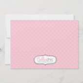 写真付きプリンセス誕生日招待状(お城) 招待状 (裏面)