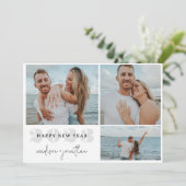 写真付きミニマル数々のム新年 シーズンカード (スタンド正面)