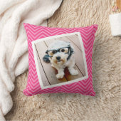 写真付きメモリアル枕とオプション名の日付 クッション (ブランケット)