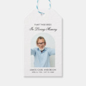 写真付きメモリアル種パケット 愛する人の記憶に ギフトタグ (正面)