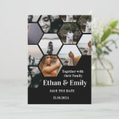 写真付きモダンウェディング招待状 招待状 (スタンド正面)