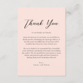 写真付き両面結婚式感謝カード セーブザデート (裏面)