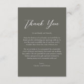 写真付き両面結婚式感謝カード セーブザデート (裏面)