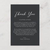 写真付き両面結婚式感謝カード セーブザデート (裏面)