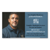 写真付き便利屋 マグネット名刺 (正面)