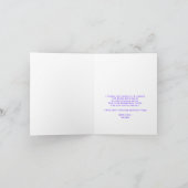 写真付き卒業デザイン タイポグラフィ 中学校卒業 サンキューカード (内部)