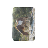 写真付き可愛い馬 バスマット (正面縦)