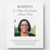 写真付き天国大学院生の母 フォトプラーク (正面)