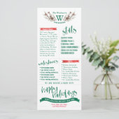 写真付き年回顧クリスマスカード シーズンカード (スタンド正面)