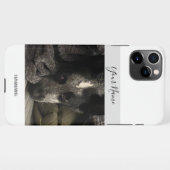 写真付き携帯電話ケース(名前HAMbWG) iPhoneケース (裏面横)