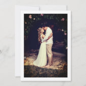 写真付き結婚式テンプレート 招待状 (正面)