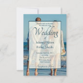 写真付き結婚式招待状 招待状 (正面)