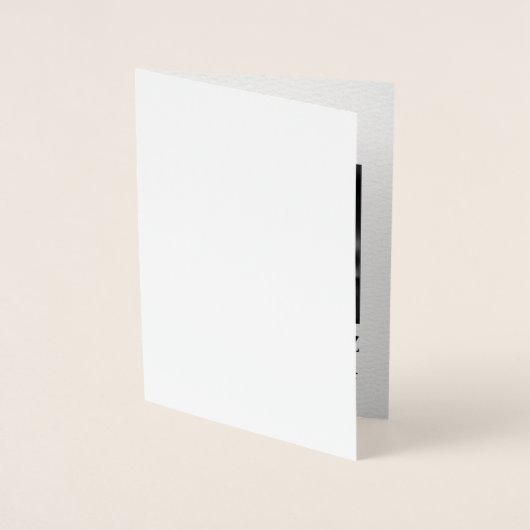 写真付き葬儀のお知らせ 生涯の記念式 箔カード (正面)