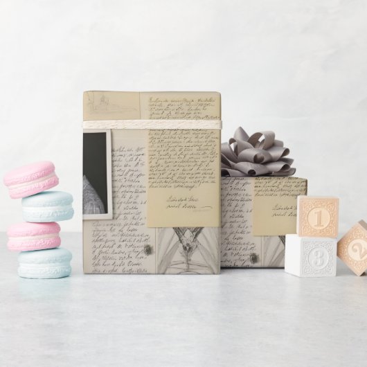 写真付き調査会 ラッピングペーパー (ベビーシャワー)