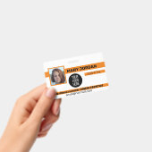 写真付き身分証明書のバッジ バッジ (手持ち)