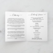 写真付き追悼カード 弔慰状 サンキューカード (内部)