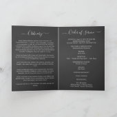 写真付き追悼カード 弔慰状 サンキューカード (内部)