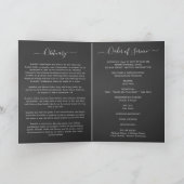 写真付き追悼カード 弔慰状 サンキューカード (内部)