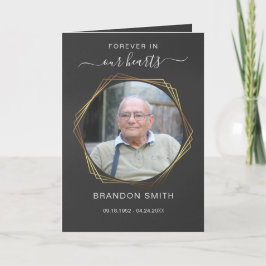 写真付き追悼カード 弔慰状 サンキューカード