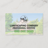 写真付き造園名刺 名刺 (正面)