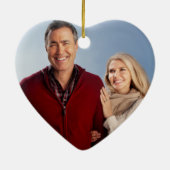 写真付き10回目結婚のブラックオニックス セラミックオーナメント (裏面)