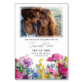 写真付き2辺の牧草地開花 テーブルナンバー (裏面)