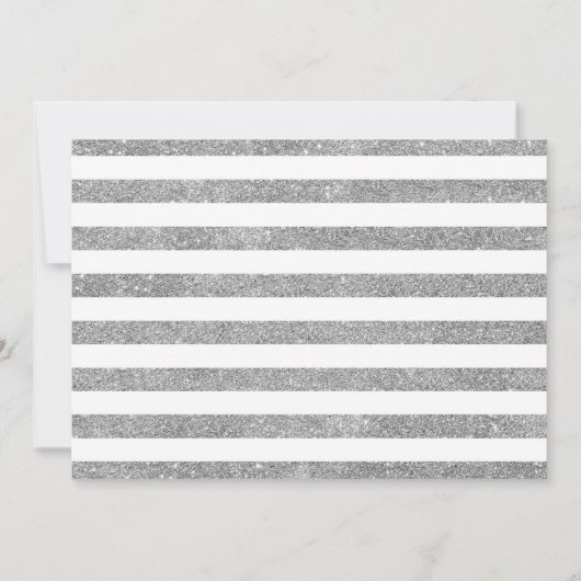 写真付き45周年記念 - サファイアブルーシルバー 招待状 (裏面)