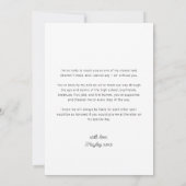 写真付き ブライズメイド プロポーズ フラット カード (裏面)