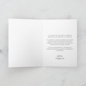 写真付き ブライズメイド 提案 折りたたみ カード (内部)