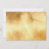 写真付き！卒業おめでとう（箔押し調ゴールド） 案内状 (裏面)