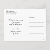 写真付き 赤いクリスマスリース  | 写真 シーズンポストカード (裏面)