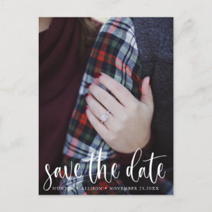 写真付き Save the Date カード