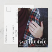 写真付き Save the Date カード (正面/裏面)