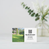 写真付きQRコ気にードローン名刺 名刺 (スタンド正面)