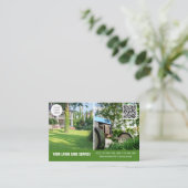 写真付きQRコ気にードローン名刺 名刺 (スタンド正面)