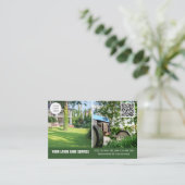 写真付きQRコ気にードローン名刺 名刺 (スタンド正面)