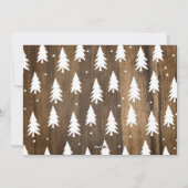 写真付素朴きクリスマスカード シーズンカード (裏面)