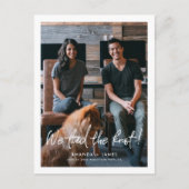 写真付結婚きのお知らせはがき 案内ポストカード (正面)