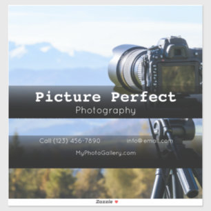 写真会社の自動車広告事業 シール