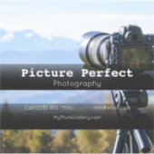 写真会社の自動車広告事業 シール (正面)