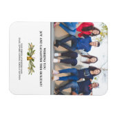 写真会社ビジネスホリデーカード マグネット (横)