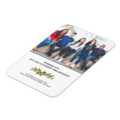 写真会社ビジネスホリデーカード マグネット (左側)