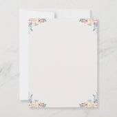 写真伝統的の結婚式の招待 (裏面)