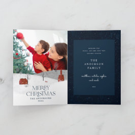 写真伝統的素朴冬のメリークリスマス シーズンカード