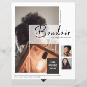 写真価格表テンプレート (正面)