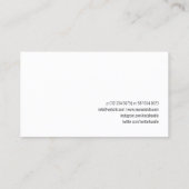 写真個人代名詞プロフェッショナル 名刺 (裏面)